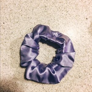 Lavender Satin Scrunchie